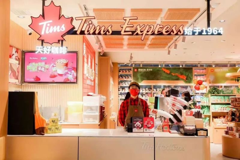 △Tims Express门店，图片来源：Tims天好中国官博