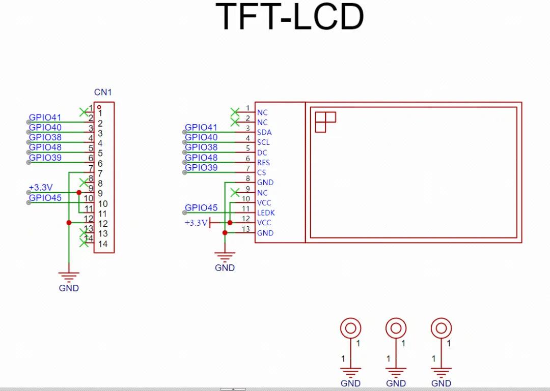 lcd-board 原理图