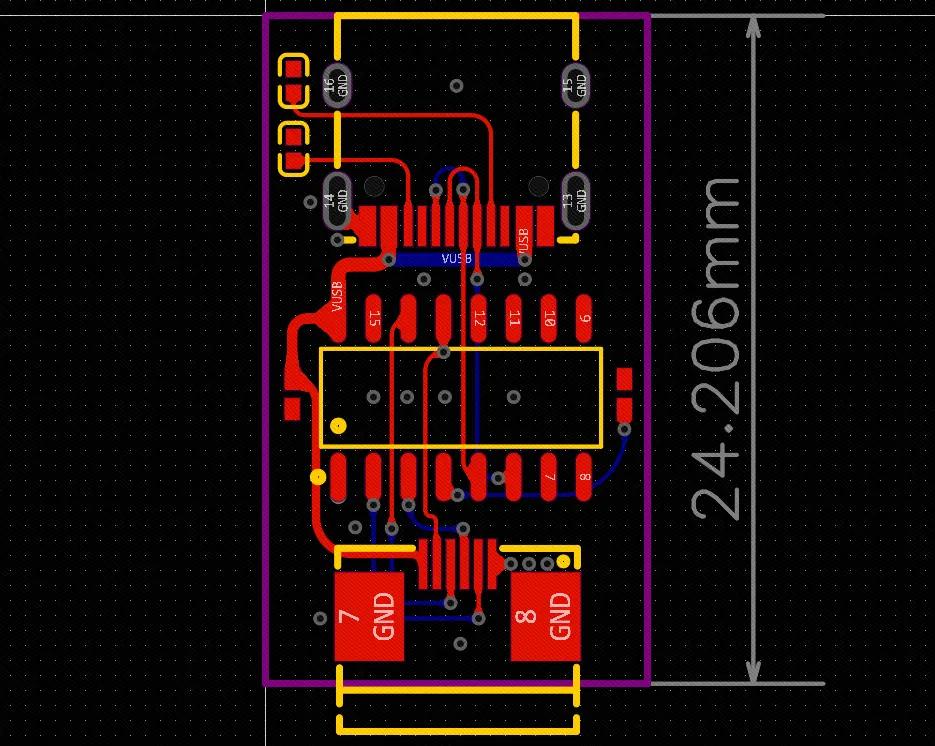 Cube-usb-ttl PCB图