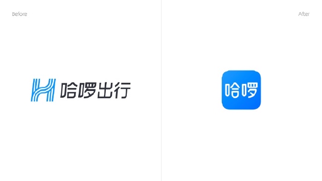 哈啰出行更换新logo