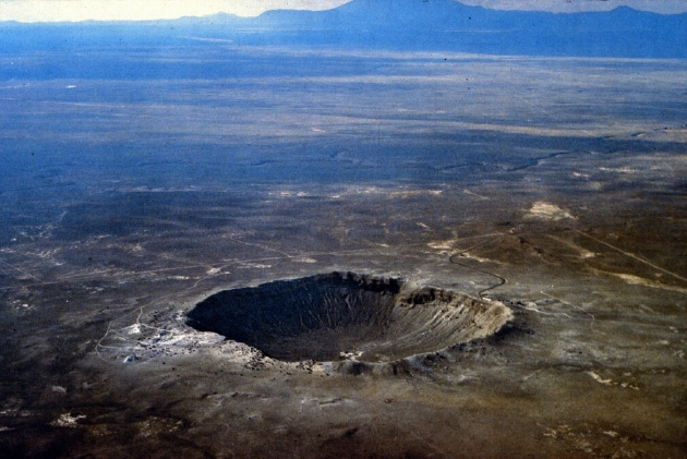 美国亚利桑那州的巴林杰陨石坑